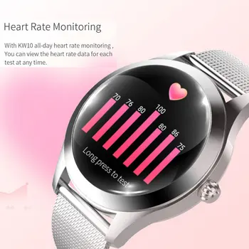 Atsparus vandeniui Smart Watch Moterų Miela Apyrankė Širdies ritmo Monitorius Miego Stebėjimo Laikrodį Smartwatch Prisijungti 