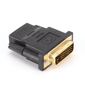 Aukštos Kokybės DVI-D 24+1 Dual Link Male HDMI-suderinama Moterų Adapteris Keitiklis Jungtis, skirta PC, PS3 Projektorius, TV Box
