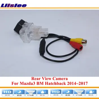 Automobilio Atbulinės Galinio vaizdo Kameros (6 V) Dėl Mazda 3 Mazda3 BM Hečbekas~2017 Suderinamas Su Pradinio Ekrano RCA Adapteris
