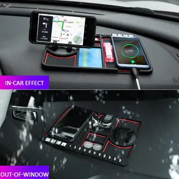 Automobilio Salono Mobiliojo Telefono Laikiklis Anti-slydimo Pagalvėlės, Pagalvėlės Priemonė Lentelė Auto 2020 Naujausias Interjero Puošyba