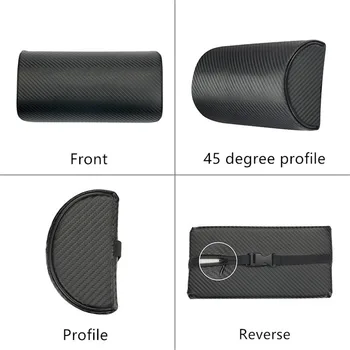 Automobilių kaklo pagalvės abi pusės pu odos vienos pagalvėlės atveju 