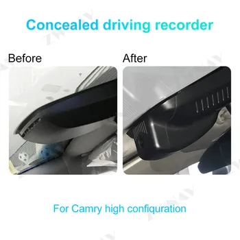 Automobilių skirta automobilių vairavimo diktofonas DVR priekinė kamera HD naktinio matymo diktofonas Toyota Camry DX 2018 2019 1080P DVR