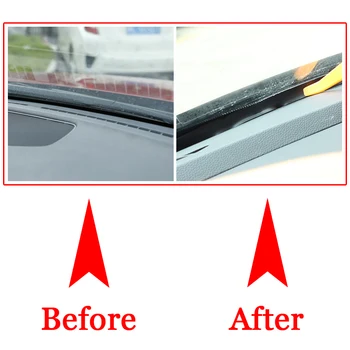 Automobilių stilius Tinka Kia Forte 2009-2018 Anti-Triukšmo garso izoliacija apsauga nuo dulkių Automobilio prietaisų Skydelyje priekinio Stiklo Sandarinimo Juostų Auto Priedai