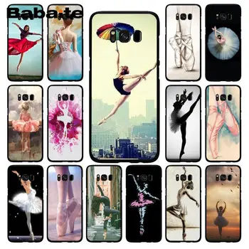 Babaite Ballerina šokių baleto mergina, Telefono dėklas, skirtas Samsung Galaxy S10E S7 Krašto S8 S9 S10plus S6 S10Lite