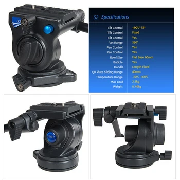 Benro C38TDS2 Anglies Pluošto Trikojis Rinkinys Paukščių stebėjimo Monopodzie Rinkinys Profesionalių Vaizdo Kamera SLR Trikojo Stabili Parama Canon