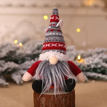 Beveidis Atostogų Gnome Rankų Darbo Švedų Tomte Lėlės Kalėdų Santa Kalėdų Medžio Kabo Dekoro Padėkos Dienos Dovanos