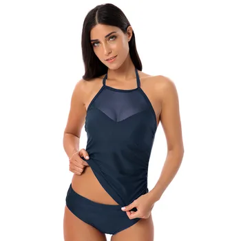 Bikini Rinkiniai Mujer Moterų Maudymosi Moterų Plius Dydis maudymosi Kostiumėliai, 2XL 2019 Dviejų dalių Kietas Femme Bodysuit Maudymosi Kostiumą Paplūdimio