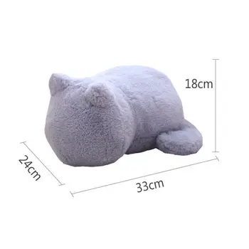 Blotona Lovely Cat Lėlės Formos Pagalvė Pagalvėlių Modeliavimas Gyvūnų Lėlės Minkštas Pliušinis Žaislas Vaikams, Dovana, Namų Puošybai Gimtadienio Dovanos