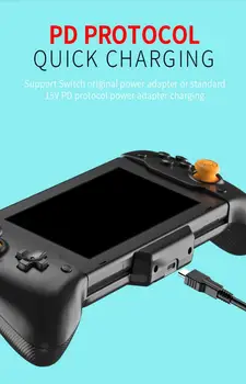 Built-in 6 Ašių Giroskopas prakaitui Dizainas Žaidimų Valdiklis Skirtas Nintendo Įjungti Rankinį duomenų Valdytojas Rankena Konsolės žaidimų pulto Telefono