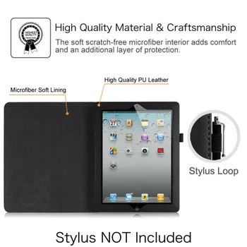Case For iPad mini 1 mini 2 mini3 7.9 Smart Stovėti Flip Cover A1432 A1454 atsparus smūgiams Shell 