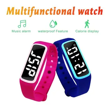 CD5-L Spalvinga Išmaniųjų Laikrodžių Apyrankės Vaikams, Cartoon Multi-funkcija Atgalinės atskaitos Laikmatis Smart Apyrankę Sporto Wriststrap