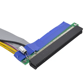 CHIPAL Minkštas PCI-E Riser Card PCI Express Extender 1X iki 16X ilgiklis Juostelės su Maitinimo Miner