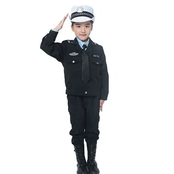 Cosplay Nuslėpti Vaidmuo Žaisti Policininkai Karnavalas Helovinas Kostiumas Vaikams Išgalvotas Šalis Žaislai Eismo Policijos Uniformą su Dangteliu Rinkinys