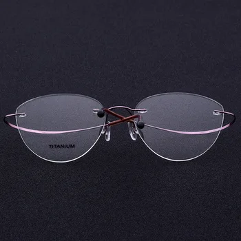 Cubojue Cat Eye Akiniai, rėmeliai moterų taškus akiniai ultralight akinių recepto dioptrijomis trumparegystė akiniai
