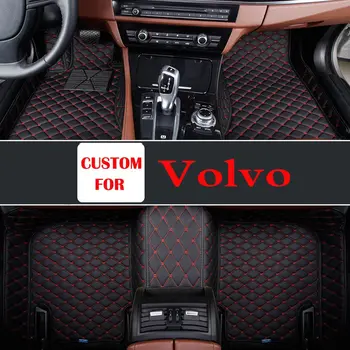 Custom Auto Grindų Kilimėliai Volvo Xc90 S80 S80l C30 S40 S60 V40 Xc60 S60l Apdailos Optikos Reikmenys, Lipdukai
