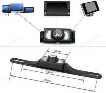 Didmeninė 170 Laipsnių Vaizdas Kampas CMOS Vandeniui Automobilio Galinio vaizdo Kamera 7 LED Atsarginė Kamera, Naktinis Matymas