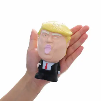 Donald Trump Plonas Streso Išspausti Squishies Jumbo Žaislas Lėtai Auga Spaudimas Suaugusiųjų Išskleidimo Įdomus Žaislas