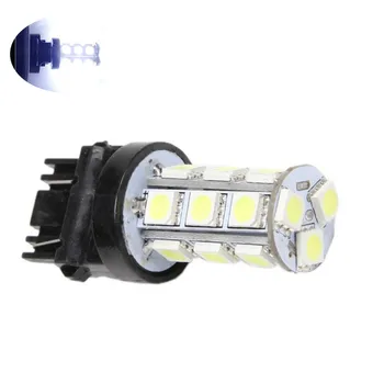 EE parama, 4 Vnt Baltas LED Automobilių Šviesos 18-SMD Auto Dieniniai priekinis žibintas Priešrūkinis Žibintas Atbulinės Atsarginės Lempos