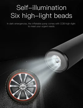 Elektros Nešiojamų Siurblys Pagalbos Cigarečių Degiklio Jungtis LED Dviračių, Automobilių, Motociklų Padangos Kamuolys Pripučiamas Žaislas Pripūtimo