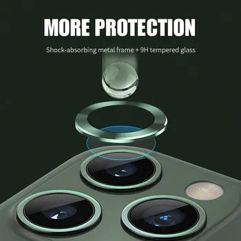 Galinio vaizdo Kameros Objektyvas Grūdintas Stiklas iPhone 11 Pro Max Screen Protector Filmas 