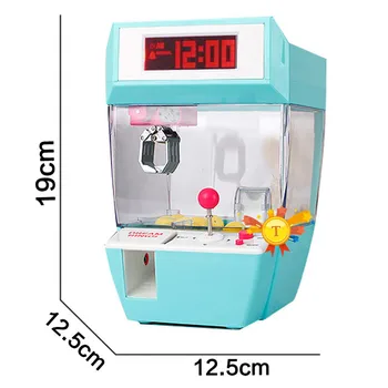 Gaudytojas Žadintuvas Elektrinis automatas Lėlės Grabber Žaidimo Mašina Mini Saldainiai Grabber Mašina Candy Mašina Vaikų žaislai