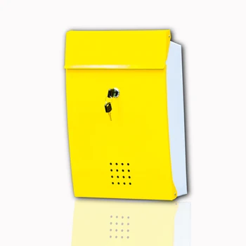 Geležies Letter Box Villa Pašto Dėžutę Dual-Spalvų Margumynas Amerikos Pašto Dėžutę Sienos Montuojamas Lauko Vandeniui, Pašto Dėžutės Pašto Dėžutę