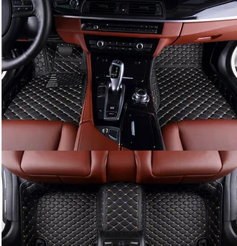 Geros kokybės! Custom specialių automobilių grindų kilimėliai Hyundai Santa fe 5 sėdimos vietos 2019 vandeniui kilimai Santafe 2019,Nemokamas pristatymas