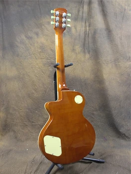 Gleeson lp elektrinė gitara,AAA flamed maple viršuje. Kinijos karšto pardavimo store produktą,nemokamas pristatymas