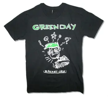 Green Day Krepšelio Atveju Mens Black Marškinėliai Naujų Europos Sąjungos Oficialusis Suaugusiųjų Patogūs Marškinėliai Atsitiktinis Trumpas Rankovėmis Tee 2019 Karšto Tees