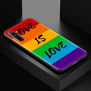Gėjų, Lesbiečių LGBT Vaivorykštė Pasididžiavimas Telefoną Atveju Realme C3 C11 V3 5i 6 6S 7 7i X2 X3 X7 X50 Pro X3 SuperZoom XT galinis Dangtelis Coqua