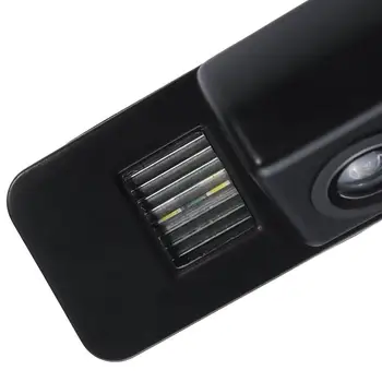 HD Automobilio Galinio vaizdo Kameros Vandeniui Auto LED Naktinio Matymo Plataus Kampo Atbuline Kamera, Tinka 12V Belaidžio Ekrano Automobilių L1