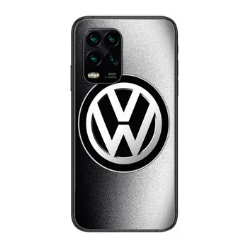 HD V-Volkswagen Prabanga Telefoną Atveju xiaomi Redmi Pastaba 9S 8 7 6 5 Pro T Anime Black Padengti Silikono Atgal Gana vyresnysis