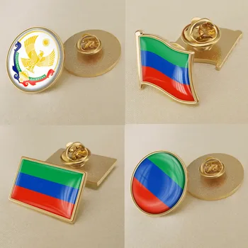 Herbas Dagestano Vėliavos Atvartas Smeigtukai/Broochs/Emblemos