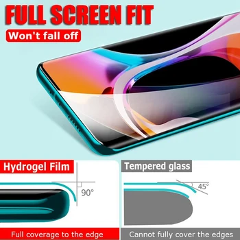 Hidrogelio Filmas KOLEGA Reno Z 10x Zoom A3 A5 A7 A7X A1K Screen Protector Realme X 3 6 Pro C2 Stiklas