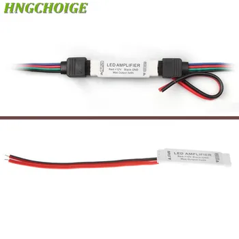HNGCHOIGE Mini Signalo Stiprintuvas Kartotuvas už 5050 SMD 3528 RGB LED Šviesos Juostelės DC 12V