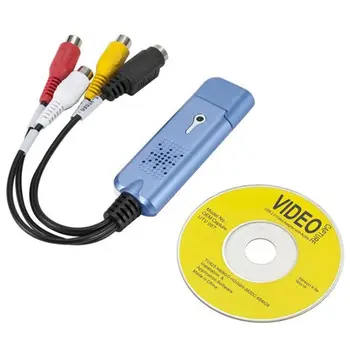 HOT-USB 2.0 Video Capture Card Prietaisas, VHS VAIZDAJUOSČIŲ TV DVD Converter for Mac OS X 