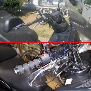 Iki 2018 m. YAMAHA XMAX 125/200/250/400 XT660 XJ6 FAZER Universalus Motociklas Rankų apsaugos vėjo skydas Raštas Handguard Apsauga
