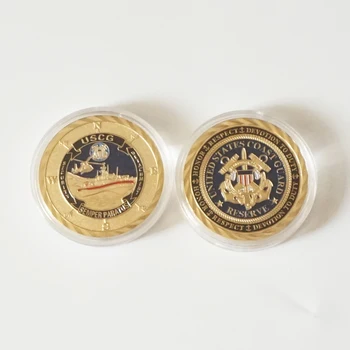 JAV Armijos USCG Aukso Moneta, Kolekcines, Amatų Suvienyti states Coast Guard Iššūkis Atminimo Medaliai, Monetos