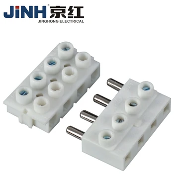 JINH CNP 4mm2 25A/500V aukštos kokybės poros kištuko gnybtų serijos Varžtas gnybtų bloko laido jungtys