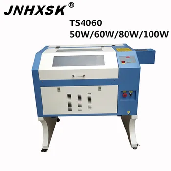 JNHXSK Lazerio TS4060 50w/60w/80w/100w sąsaja usb 2.0 korio lazerinio graviravimo ir pjovimo mašina, kristalų, giass CNC CO2