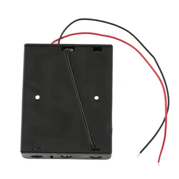 Juodo Plastiko 3x 18650), 3,7 V Baterijos Laikymo Dėžutė Atveju 3 Lošimo Būdas 