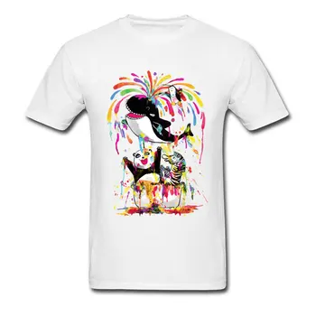 Juokinga T-shirt Vyrai Marškinėlius Banginis Vonios Kartą Medvilnės Vyrų T Shirts Vasaros trumpomis Rankovėmis Viršūnes Dominuojančių Hip-Hop Tees Lašas Laivybos
