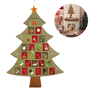 Kalėdinis Advento Kalendorius Kabo Manė, Kalėdos Atgalinės atskaitos Kalendorius Kalėdinė Dekoracija Namuose 