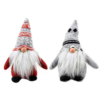 Kalėdų Beveidis Gnome Flanelė Santa Kabinti Ornamentu Lėlės Apdailos Namų Pakabukas Dovanos Lašas Papuošalai Šalies Prekių