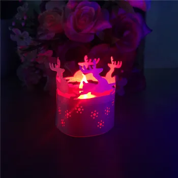 Kalėdų Lazeriu, Popieriaus Žvakė Wrapper Namų Dekoro\Atostogų Apdailos LED Arbatos Litht Žvakė