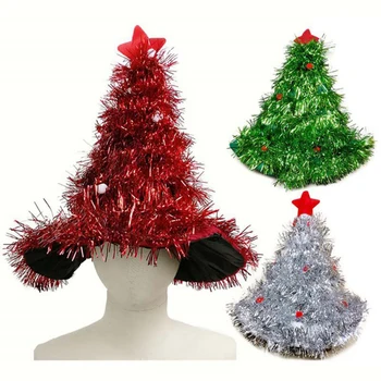 Kalėdų Skrybėlės Medžio Skrybėlę Ant Lankelio Vaikai Kalėdos, Kalėdos Šalis Santa Fancy Dress Kostiumai, Švenčių Dekoravimas HeadgearDropship