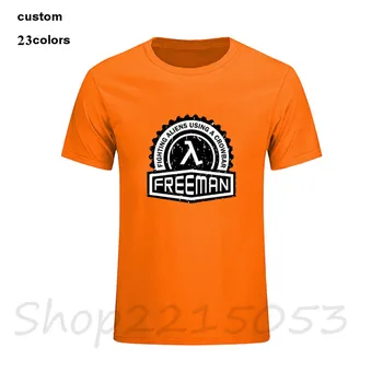 Karinės Half Life 2 3 Tshirts Žaidimas Xen G-Man Juokinga T Marškinėliai Vyrams Medvilnės Vasaros Juoda balta 2020 Spausdinimo Logo Dizainas top marškinėliai