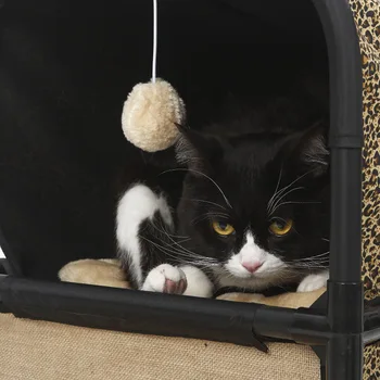 Katė laipiojimo kačių kraikas cat prekių katė šokinėja platforma, daugiafunkcinis katė stovo nuimamas derinys kačių kraikas