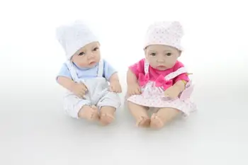 Kawaii Mielas Mini 28 cm, Visas Silikono Vinilo Lėlės Reborn Kūdikiams Mergina Žaislai 11inch Princesė Boneca Mada Vaikams Gimtadienio Dovana