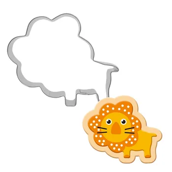 Kepimo Cookie Cutter Pelėsių Liūto Formos Nerūdijančio Plieno Kepimo Sausainių 